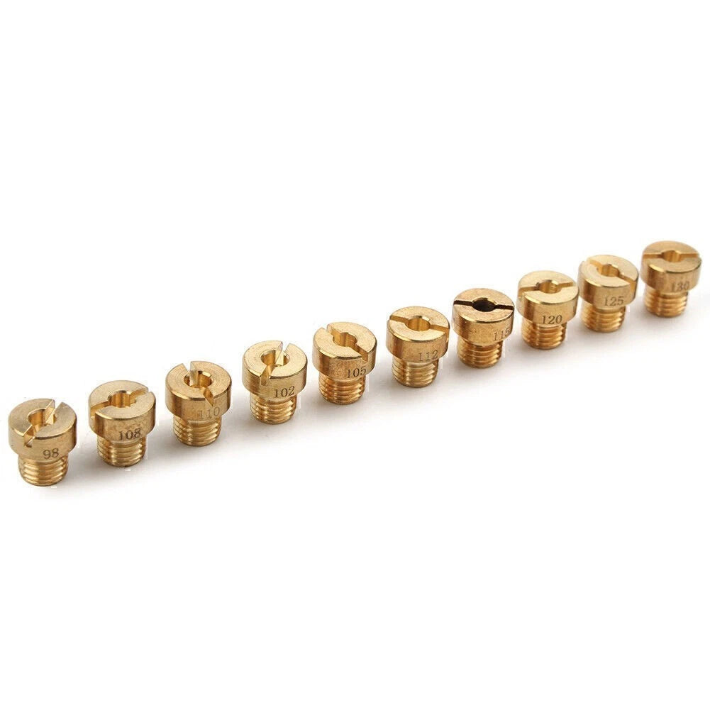 10pcs carburetor main nozzle kit for Dellorto PHBG SHA (5mm) #98-130