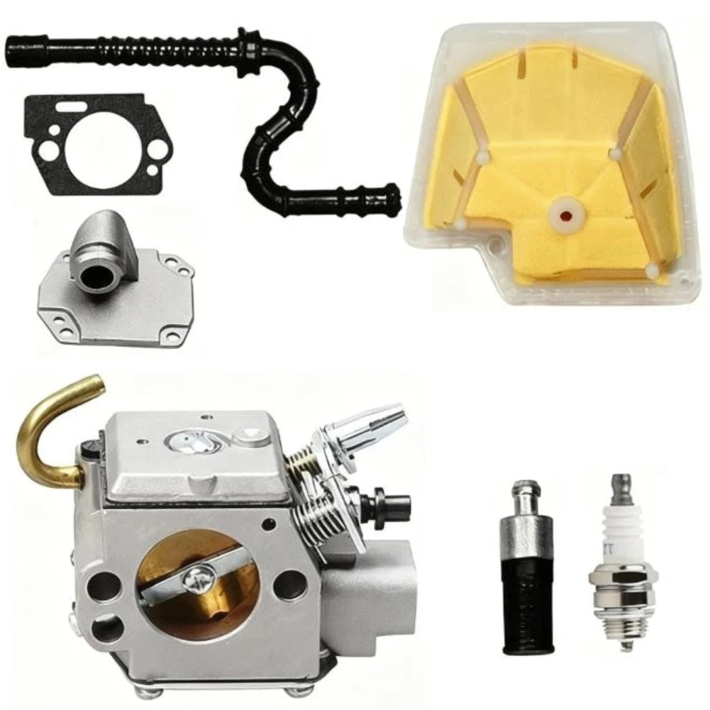 Carburetor Air Filter Kit for Chainsaw (Includes Air Filter, Fuel Line)