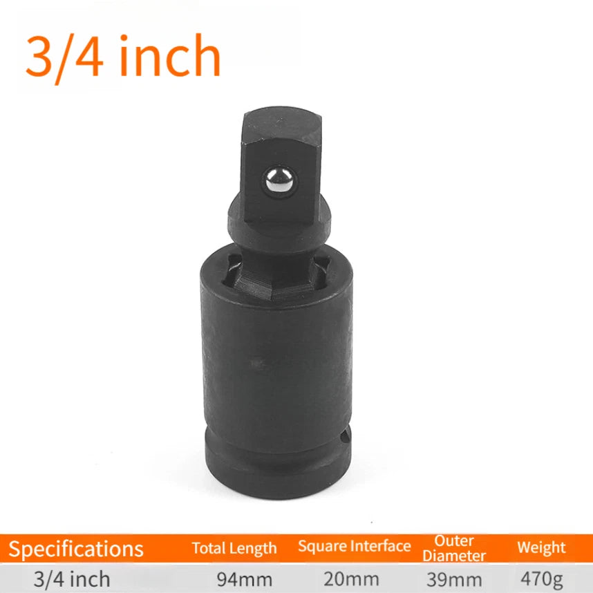 3/4 Inch Black Wrench Joint Adapter for Drive Tools (Compatible)