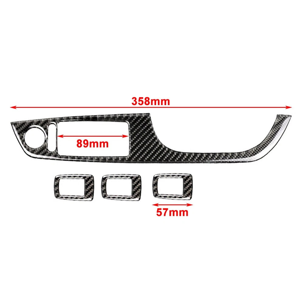 Window Lift Switch Panel Cover Trim for BMW 3 Series E90 (2005–2012)