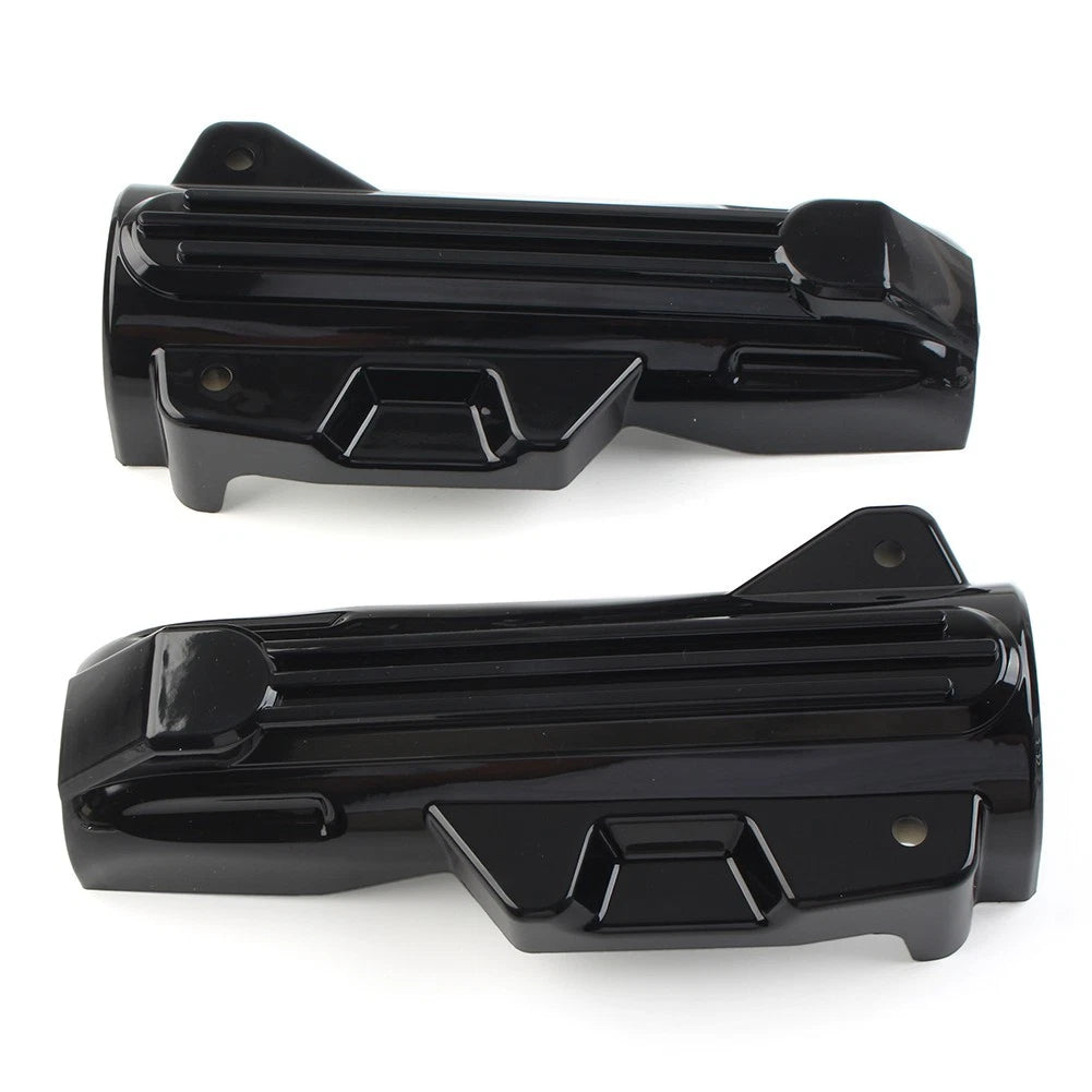 Lower Fork Covers for Harley FLHR Electra Glide Road King (2014–2021) Pair Black
