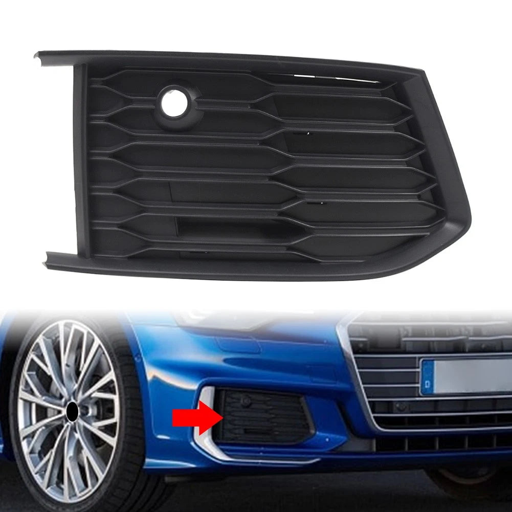 Right Front Bumper Fog Light Grille Cover for Audi A6 S6 C8 (2018–2024)