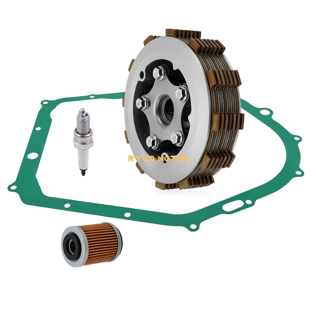Clutch Assembly & Gasket for Yamaha Warrior 350 YFM350 (1987–2004)