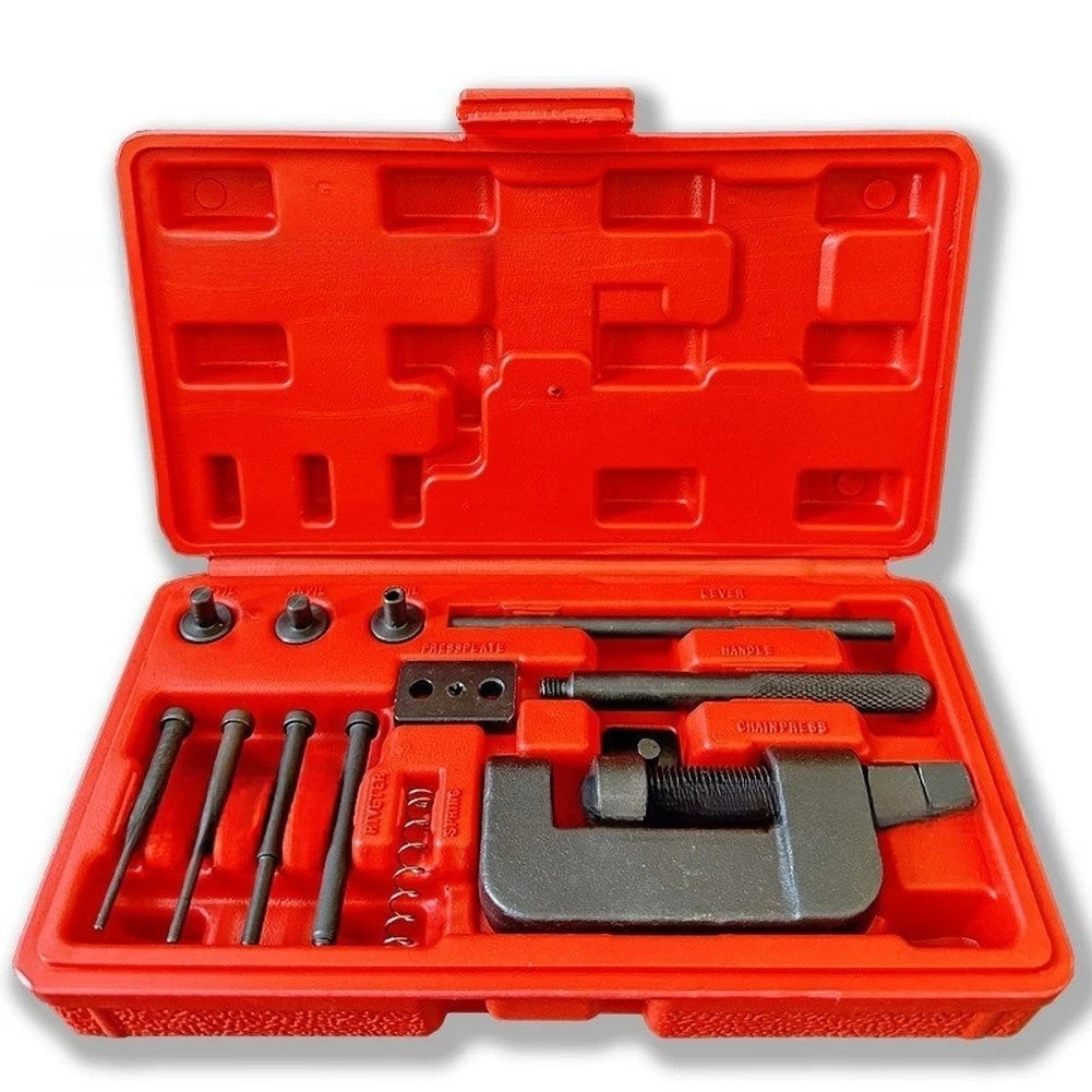 Compact Chain Press Tool 216x112x48mm for Motorcycle Car and Farm Equipment