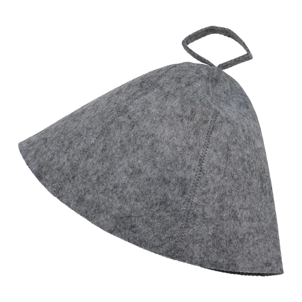 Protection Soft Solid Wool Cap for Sauna Use