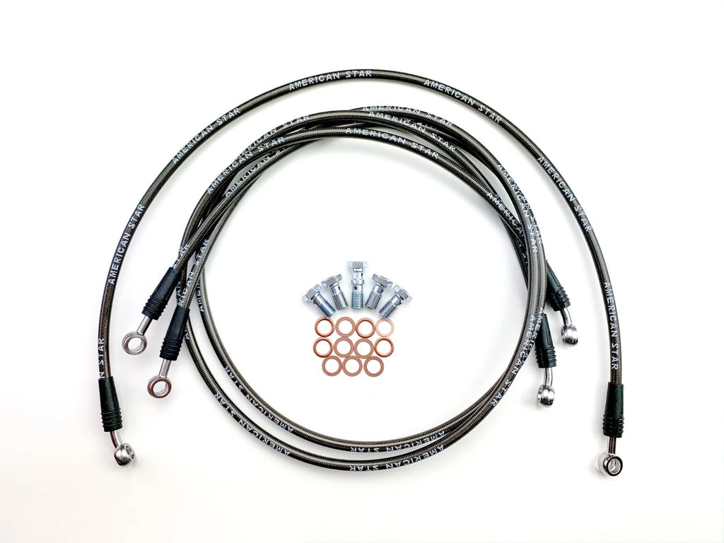 Brake Line Set for Suzuki LT250R (DOT Approved)