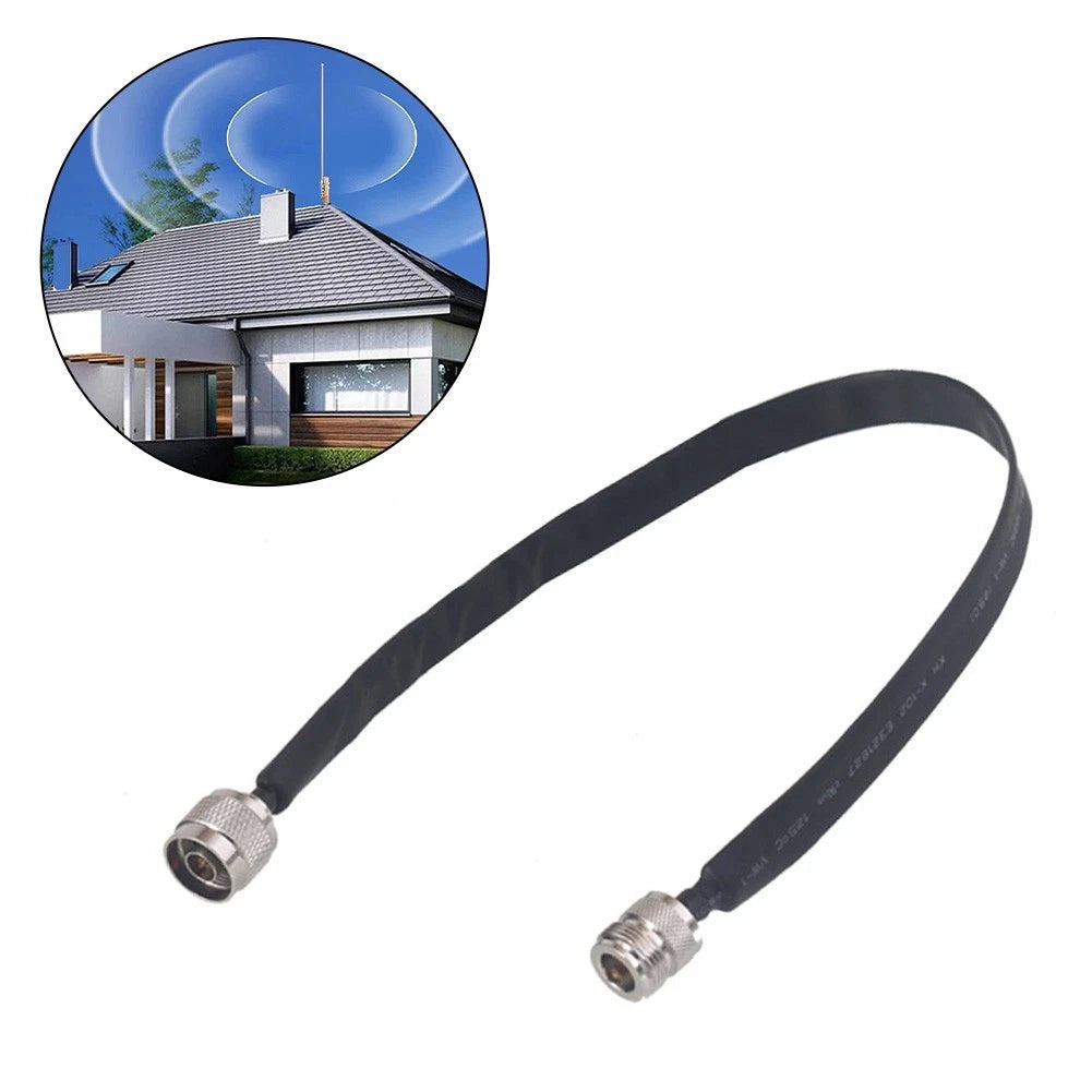 40cm RF Coaxial Cable with Straight N Male and Female Ends