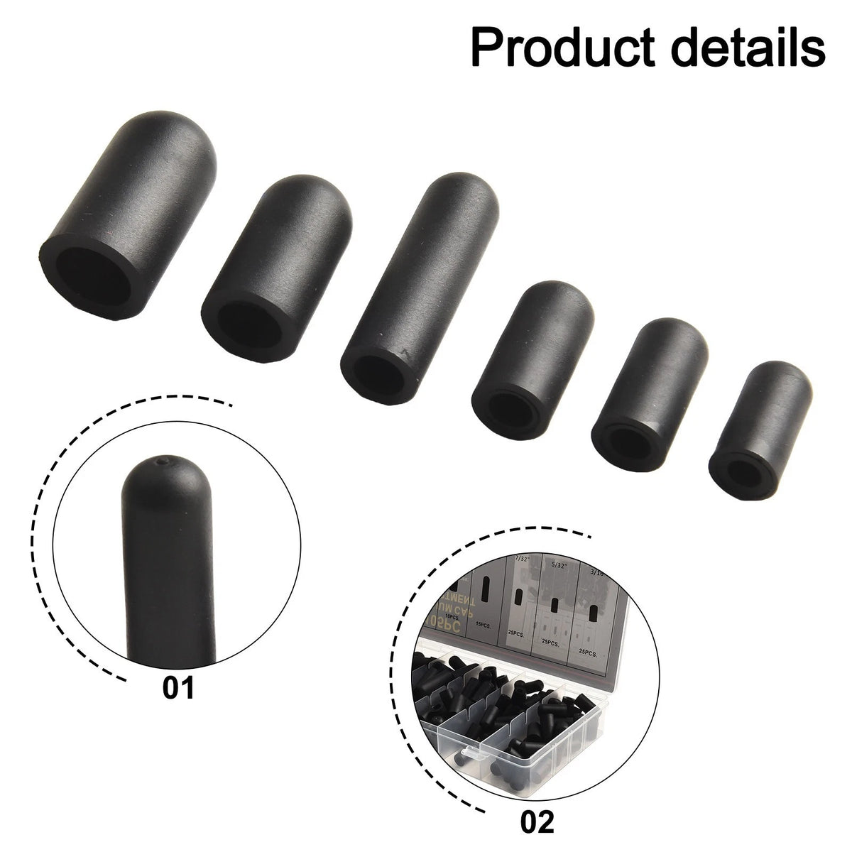 Rubber Vacuum Cap for Convenient Storage (No Known Part Numbers)