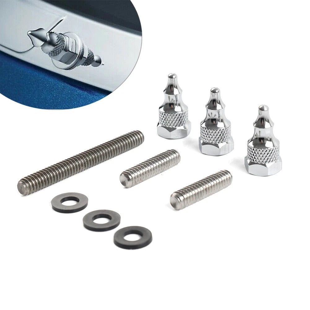 Windshield Spike Trim Mount Bolt Screws Kit for Harley Touring (2014–2022) Chrome