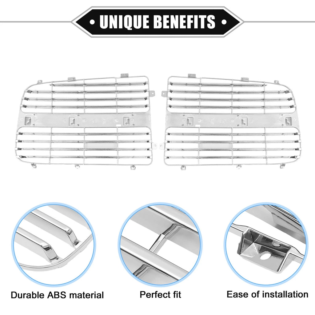 Front Grille Assembly Pair Replacement for Dodge Ram 3500 (2003–2005)