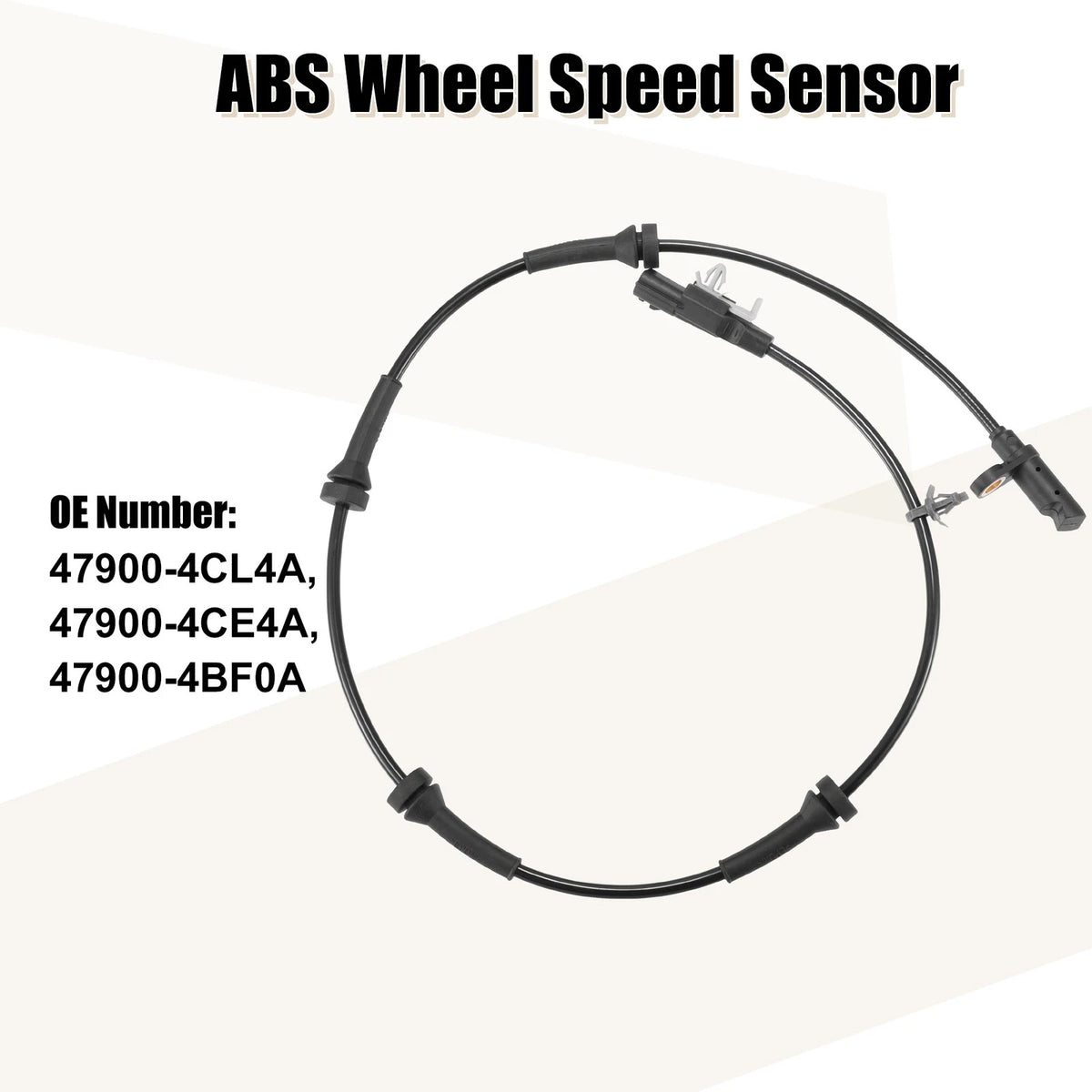 2X ABS Wheel Speed Sensor for Nissan Rogue (2015–2017) 47900-4CL4A