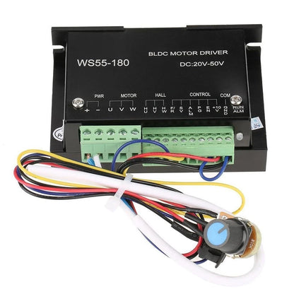 BLDC Motor Driver Controller WS55-180 20V to 50V 10A for Spindle Use