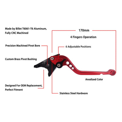 Brake Clutch Levers for Honda VF750S CBF1000 CB1300ST (1982–2008)