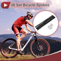 Bicycle Spokes 14G Carbon Steel 257 mm Replacement for Universal Wheels (—)