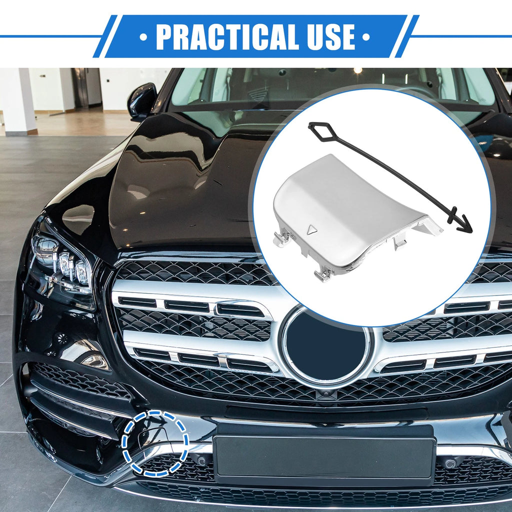 Tow Hook Eye Cover Cap Front Replacement for Mercedes-Benz GLS 450 (2020–2023)