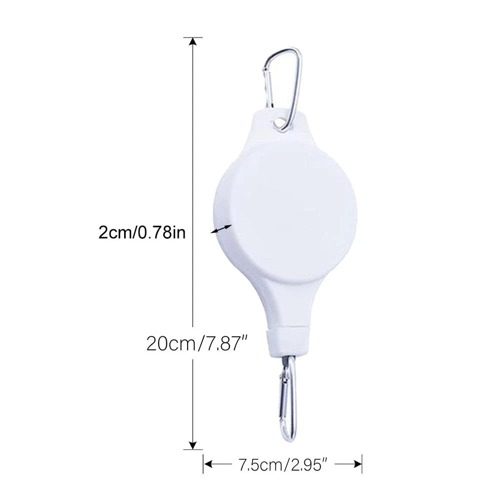 6Pcs Heavy Duty Adjustable Retractable Plant Hanger for Indoor Outdoor Use