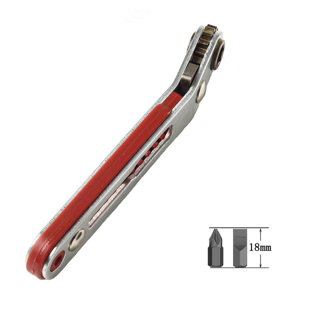 3pcs Ratchet Wrench Screwdriver Set with 90 Degree Offset