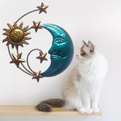Wall Art Decor for Patio - Sun Moon Star Design
