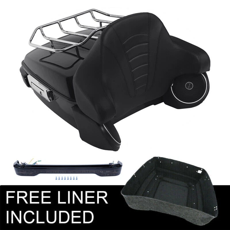 LED Tail Light for Harley Touring (2014–2026) - King Trunk Backrest Pad Speakers