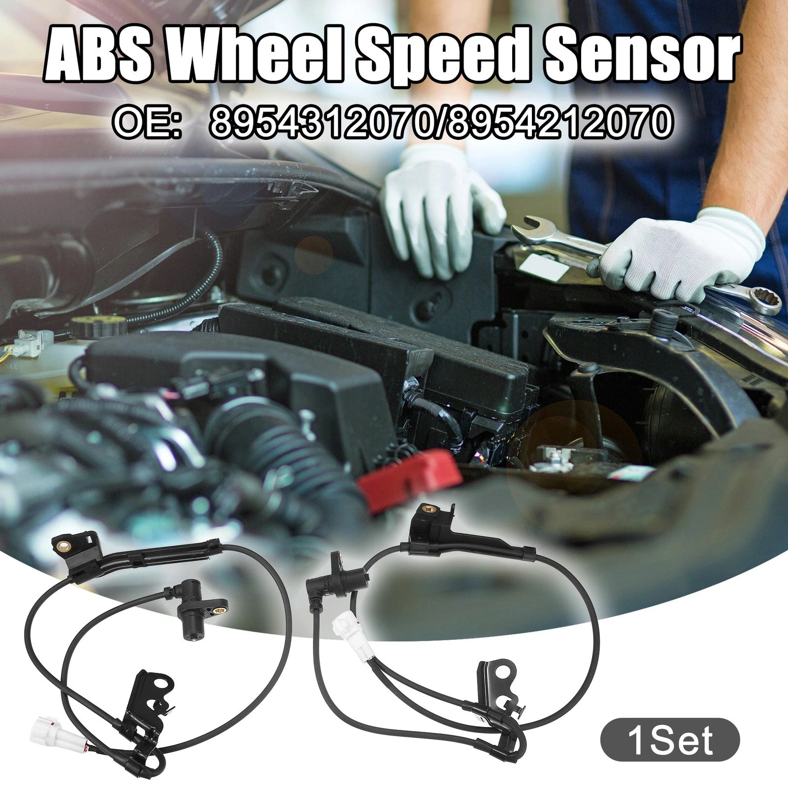 ABS Wheel Speed Sensor Set Front Left Right for Toyota (2005–2015)