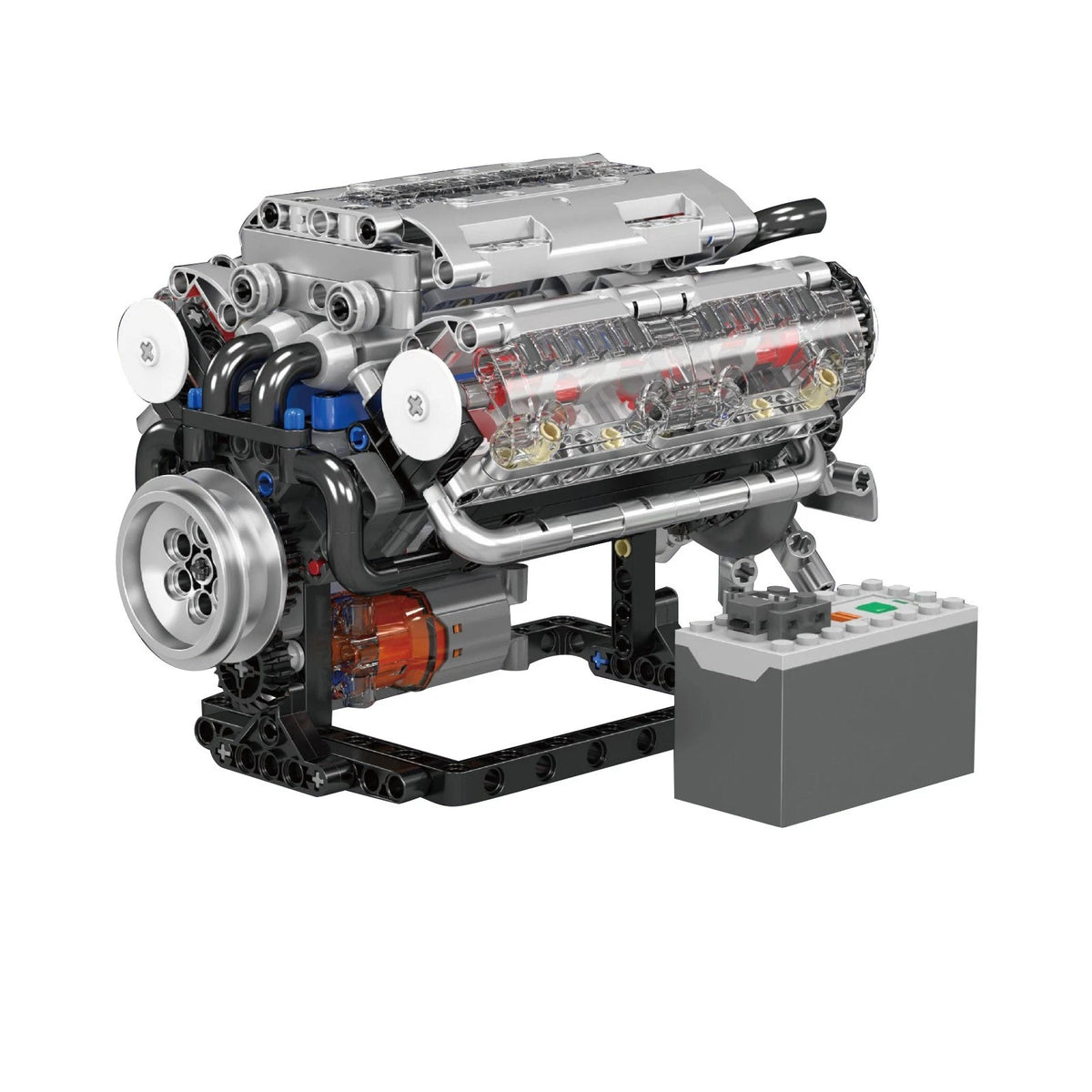 V8 Engine Motor Building Blocks for Visible Model