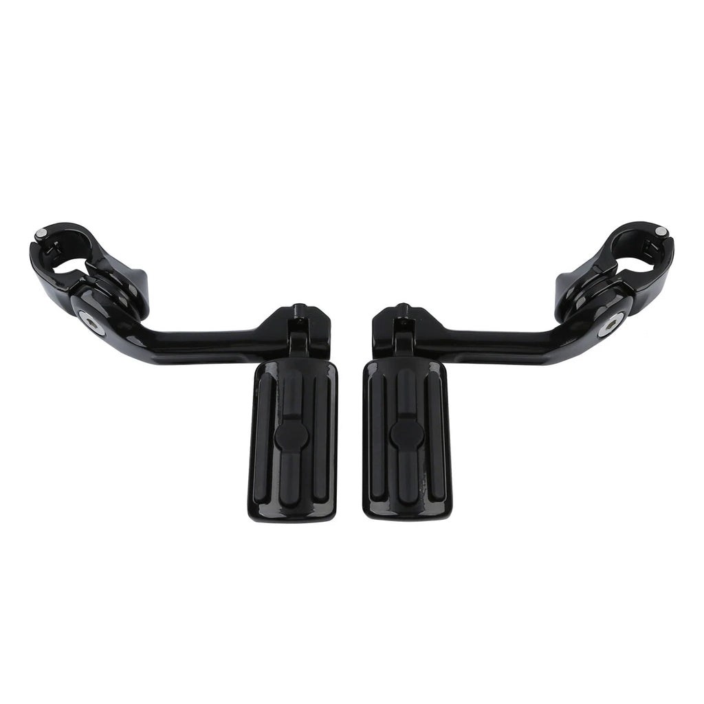 1.25" Long Angled Highway Engine Guard Foot Pegs for Harley-Davidson