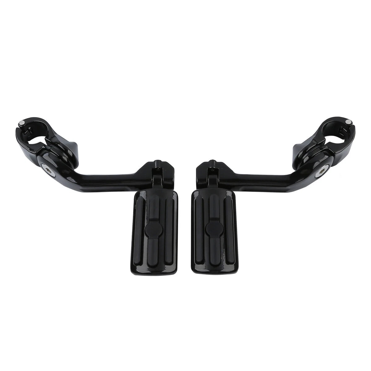 1.25" Long Angled Highway Engine Guard Foot Pegs for Harley-Davidson