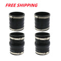 Set of 2 Upper & 2 Lower Exhaust Hose Bellows for Volvo Penta (3852696, 3863450)