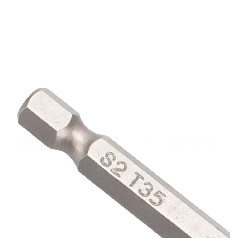 10pc Tamper Resistant Star Bits for Power Tools (75mm)