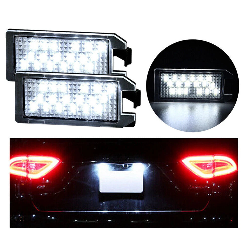 2x LED License Plate Light For Maserati Levante 2017-2020 Dodge Viper 2015-2017
