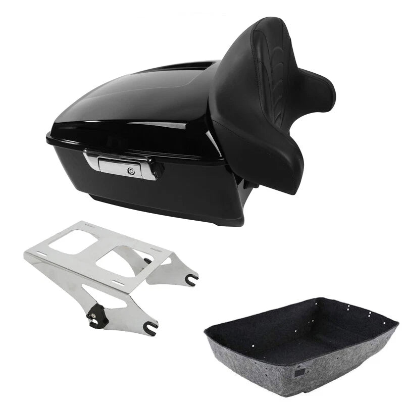 Trunk Luggage Backrest Mount Rack for Harley Electra Glide (2014–2026)