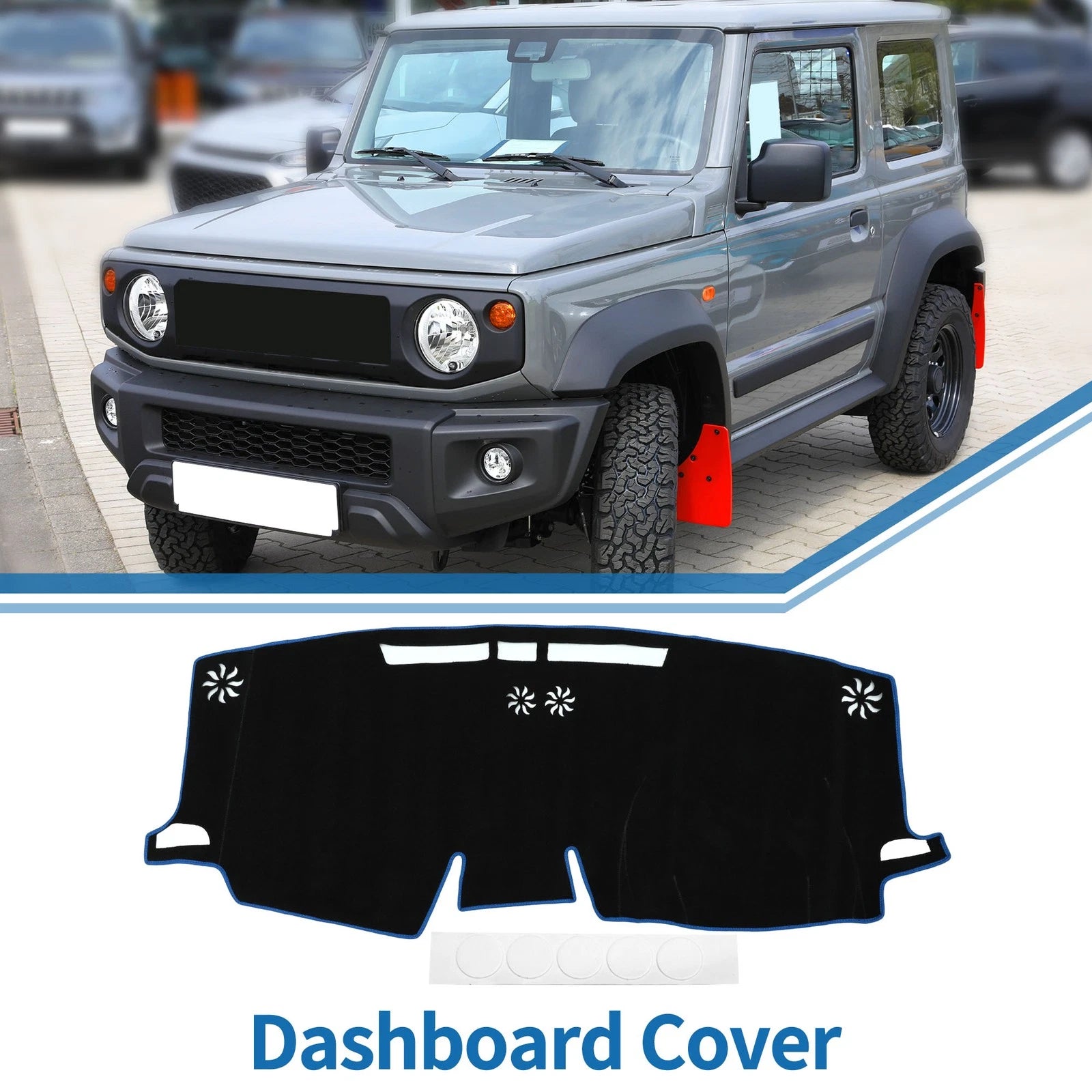 Dashboard Dash Cover Mat for Toyota Sienna (2021–2024) Sun Protector Pad