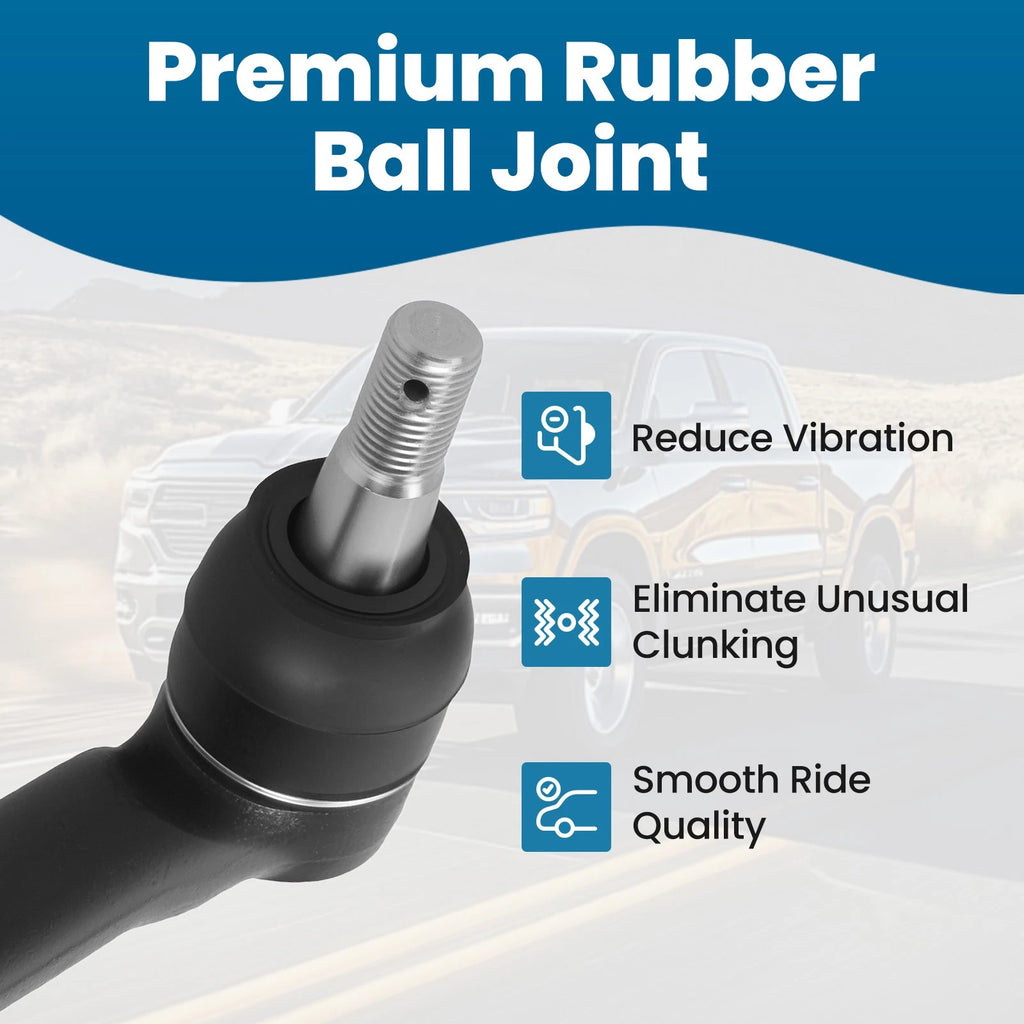 Front Outer Tie Rod End Assembly for Ram 1500 (2013–2022) Driver Passenger Side