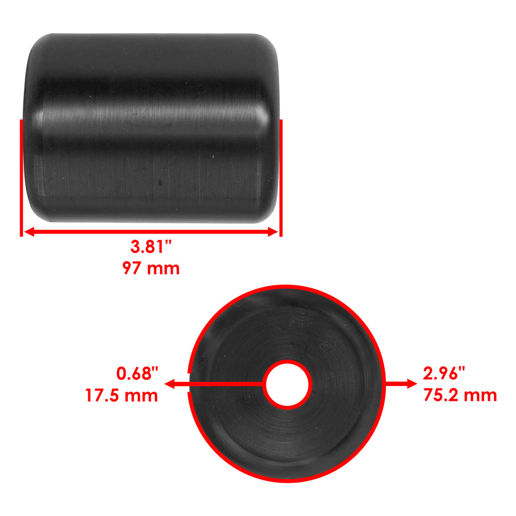 Deck Wheel Roller with Bolt Kit for Dixie Chopper Silver Eagle (2550–2760)