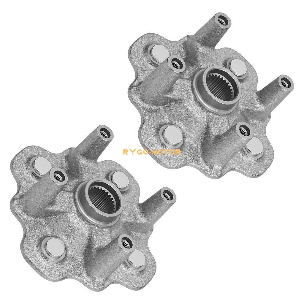 Set of 2 Front Left & Right Wheel Hubs for Yamaha Wolverine YFM350 YFM450 (2006–2010)