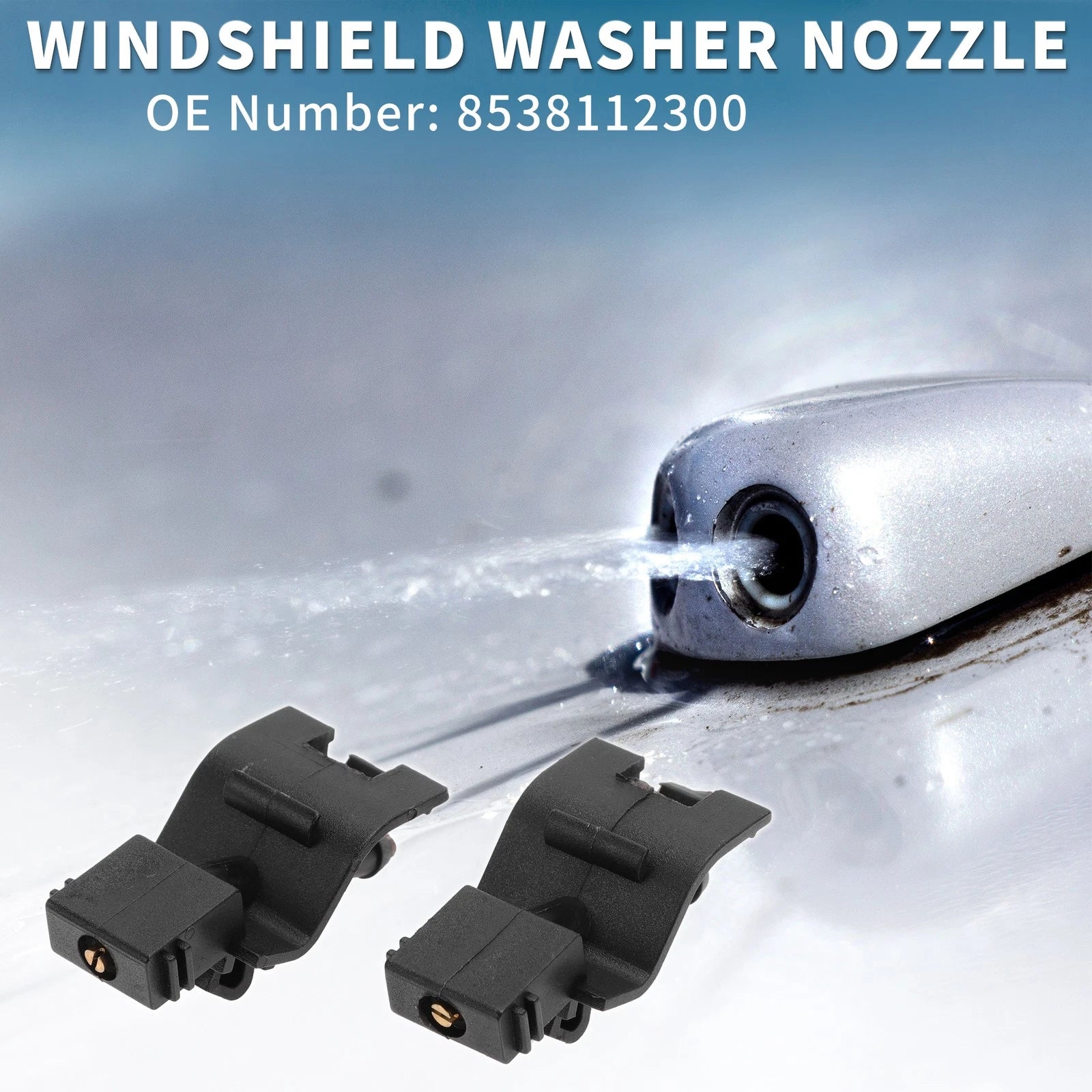 Front Windshield Washer Nozzles Set for Toyota 4Runner (2009–2018)
