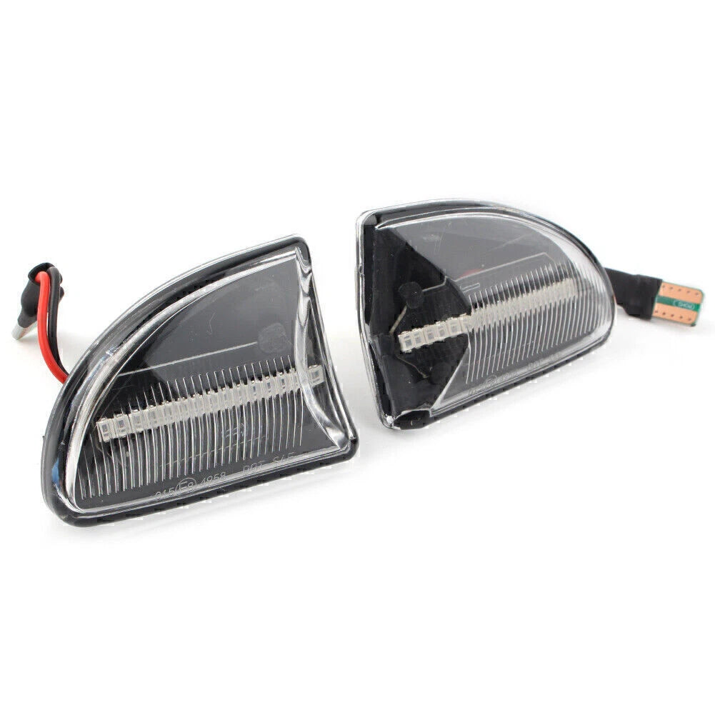 Clear LED Sequential Dynamic Side Marker Light for Smart Fortwo W451 (2007–2014)