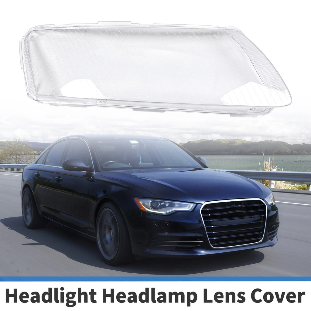 1 Pc Headlight Lens Cover for Audi A6 (2006–2011) Clear