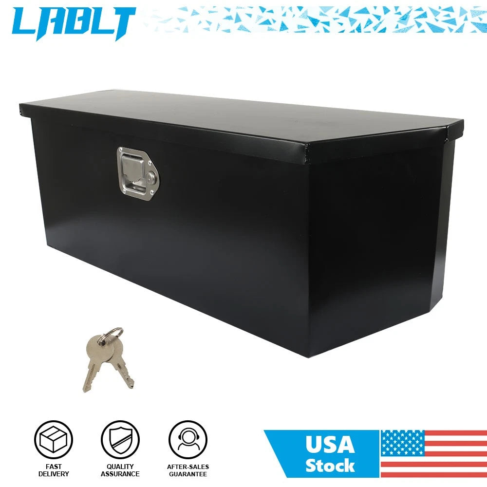 Underbody Tool Box for Flatbed Trailer RV (35"x12"x11.8")