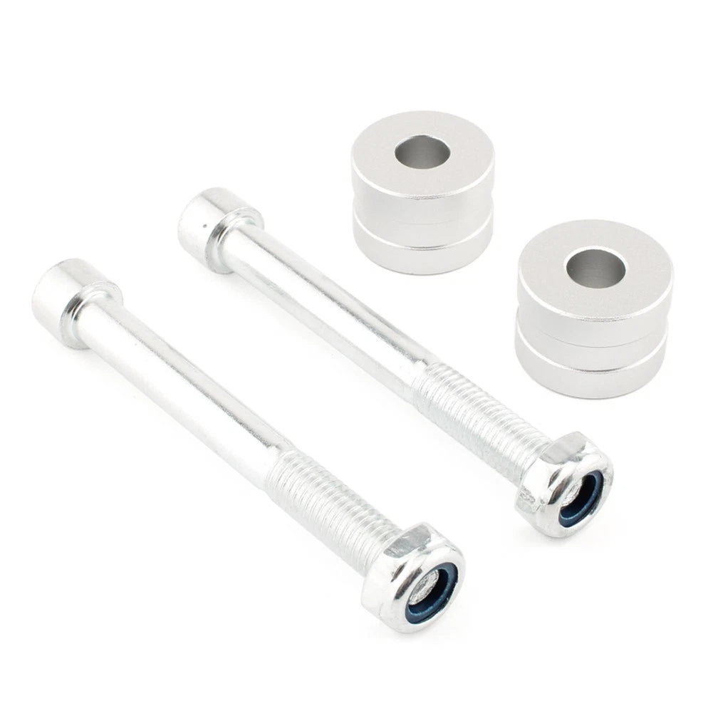 Handle Bar Risers Kit for Ducati Hypermotard 1100 (2007–2009) Silver