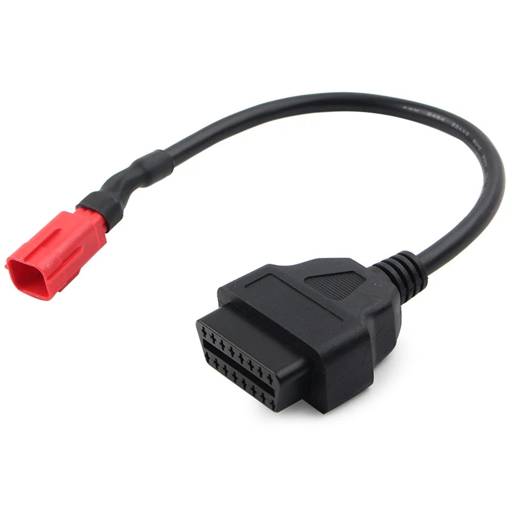 6 Pin to 16 Pin OBD2 Diagnostic Connector Adapter for Honda Motorcycles