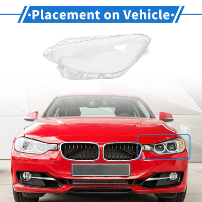 Headlight Lens Cover Front Left for BMW 1 Series (2012–2014)
