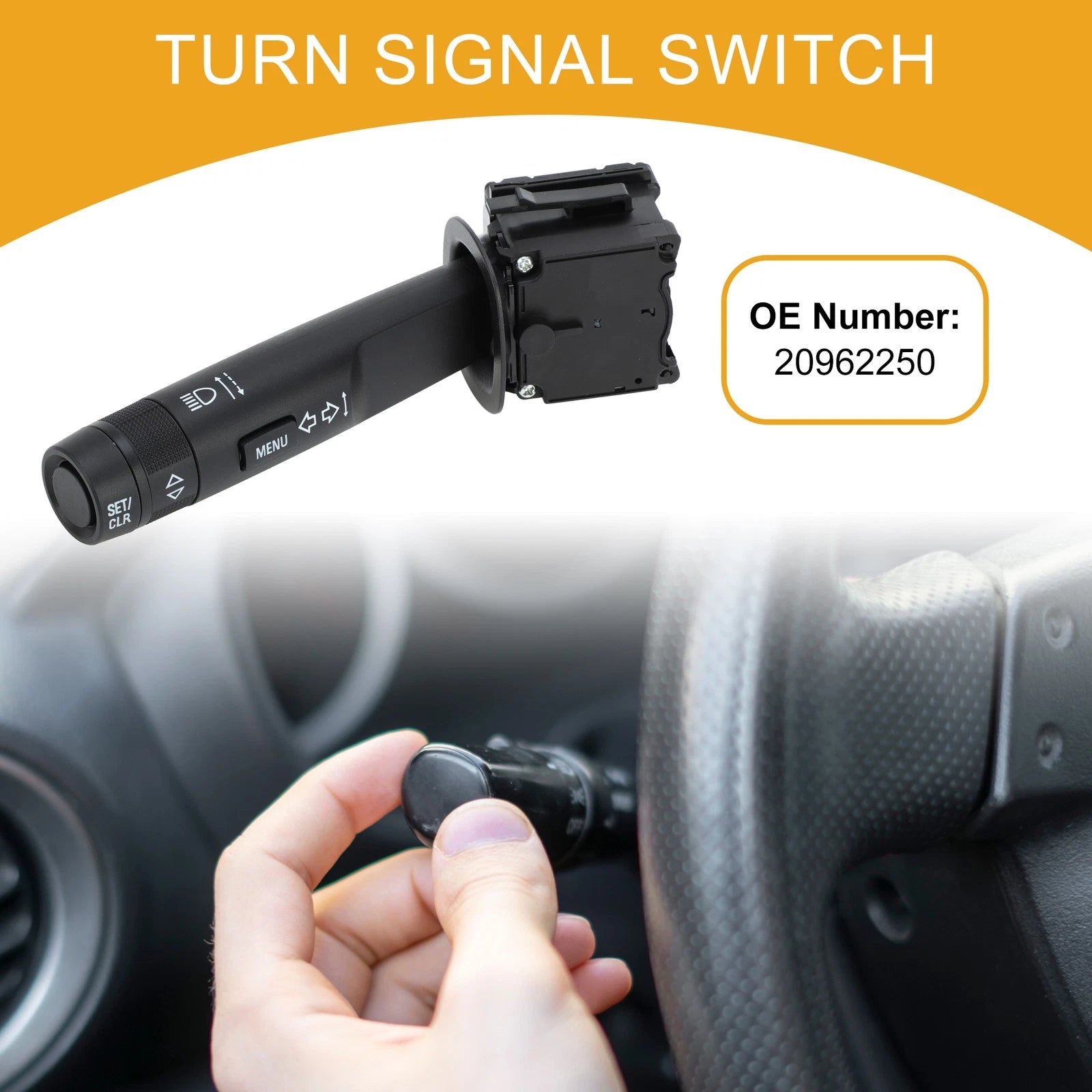 Steering Column Turn Signal Switch Lever Replacement for Chevrolet Camaro (2010–2015)