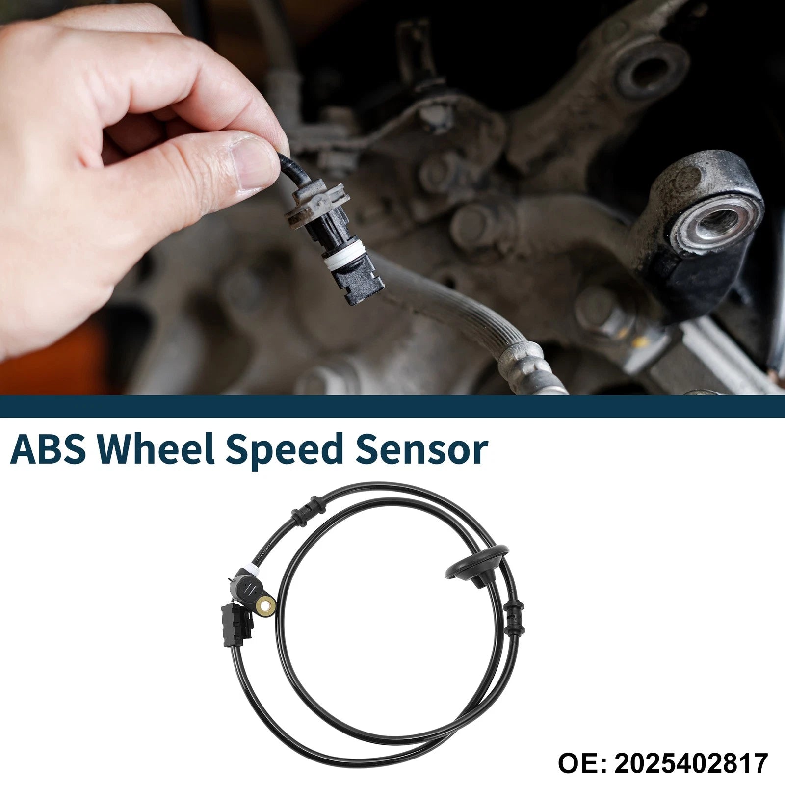 ABS Wheel Speed Sensor Replacement Rear for Mercedes-Benz C280 (2001–2004)