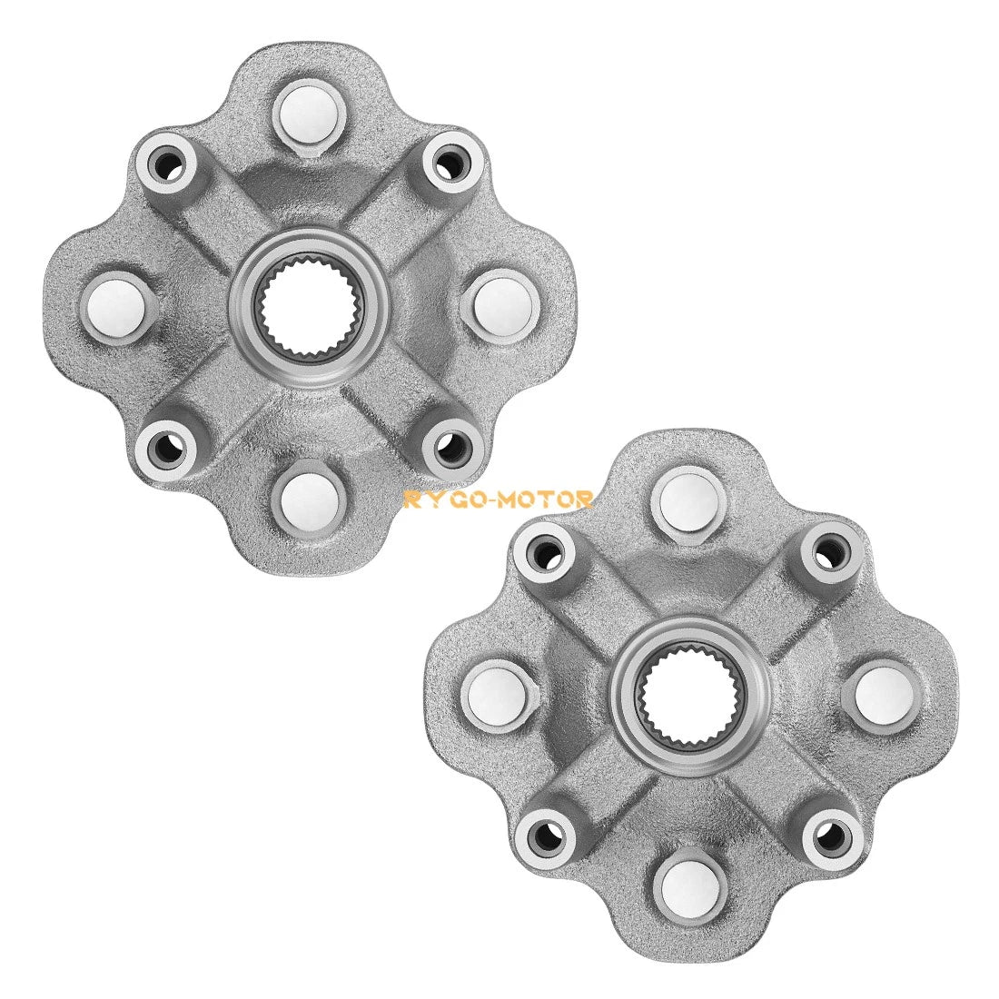 Set of 2 Front Wheel Hubs for Yamaha Grizzly 350 400 450 Big Bear 400 (2007–2012)