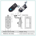 Push Button Bounce Locks for Trailers and Boats (Universal Fit)