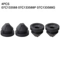 Buffer Cushion 4pcs Air Intake Filter Engine Bonnet Hood For GOLF (2013-2016)