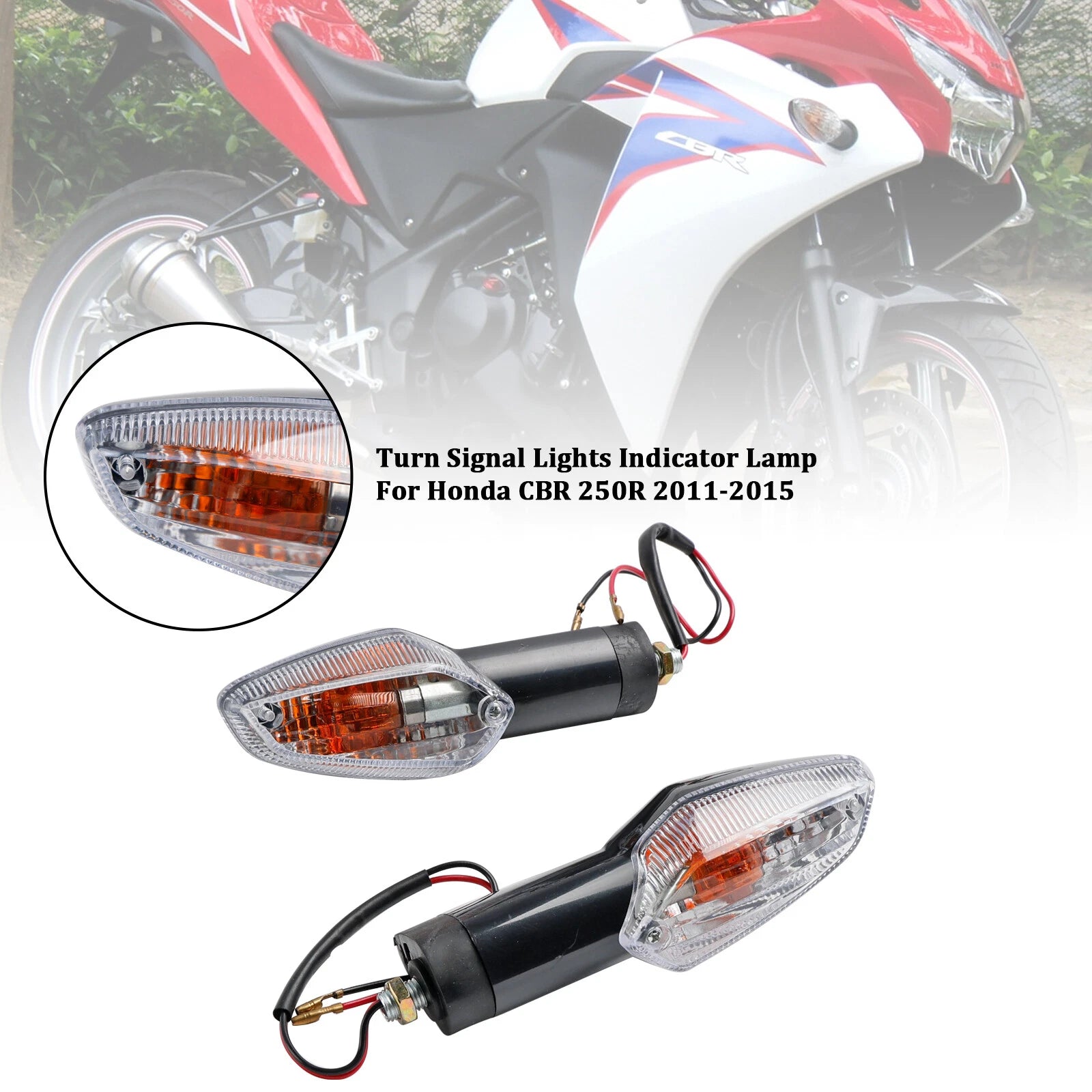 Turn Signal Lights for Honda CBR 250R 300R CBF 125 150 CB300 (2011–2019)
