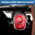 Engine Start Stop Button Cover Trim Sticker Kit for Mercedes Benz A-Class (2013–2020)