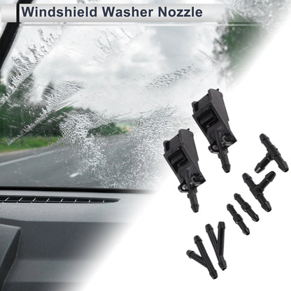 Set of 2 Windshield Washer Nozzles for VW (No. 6E0955985B)